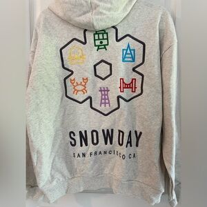 SnowDay World Tour Hoodie – San Fancisco - Medium - Unisex NWT